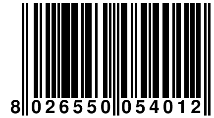 8 026550 054012