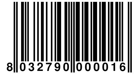 8 032790 000016