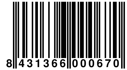 8 431366 000670