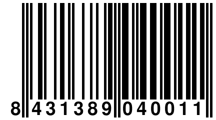 8 431389 040011