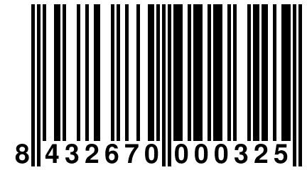 8 432670 000325