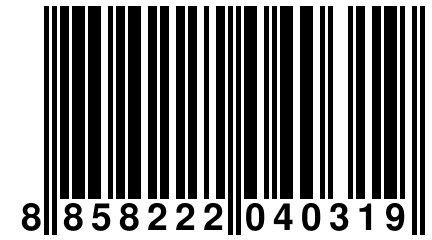 8 858222 040319