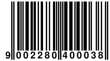 9 002280 400038