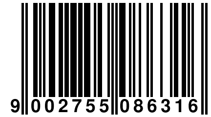 9 002755 086316