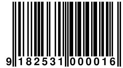 9 182531 000016