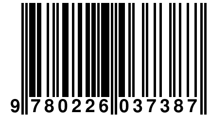 9 780226 037387