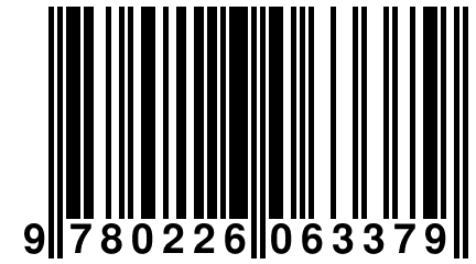 9 780226 063379