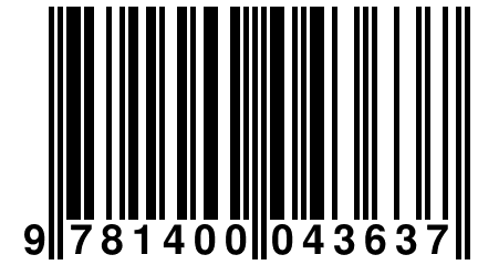 9 781400 043637