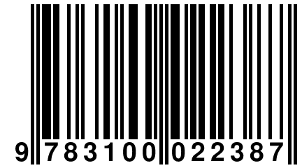 9 783100 022387