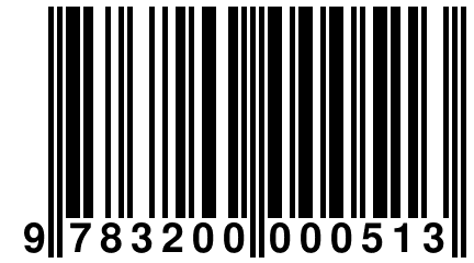 9 783200 000513