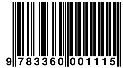 9 783360 001115