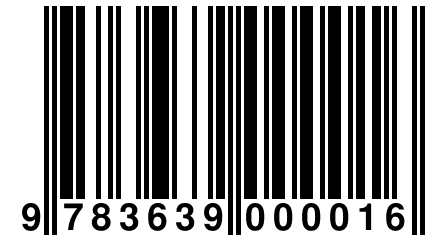 9 783639 000016